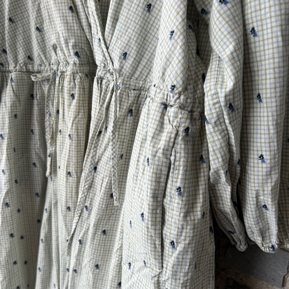 & Other Stories White Printed Cotton Dress - Picture 7 of 9